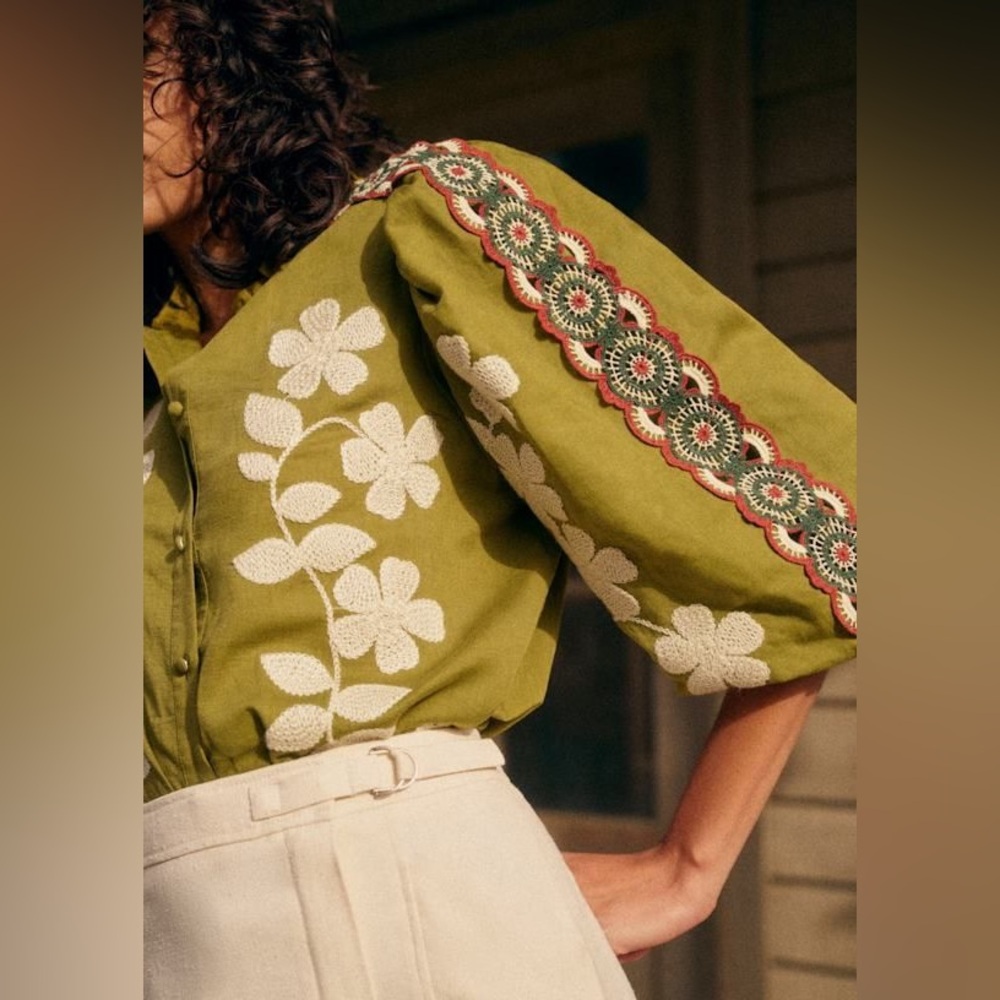 Sézane Olive Anton Blouse - Picture 7 of 7
